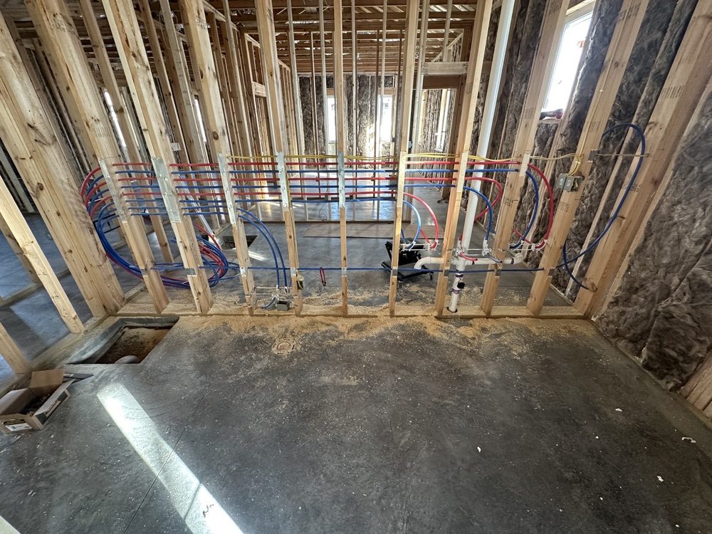 Plumbing, electrical, and mechanical rough-in