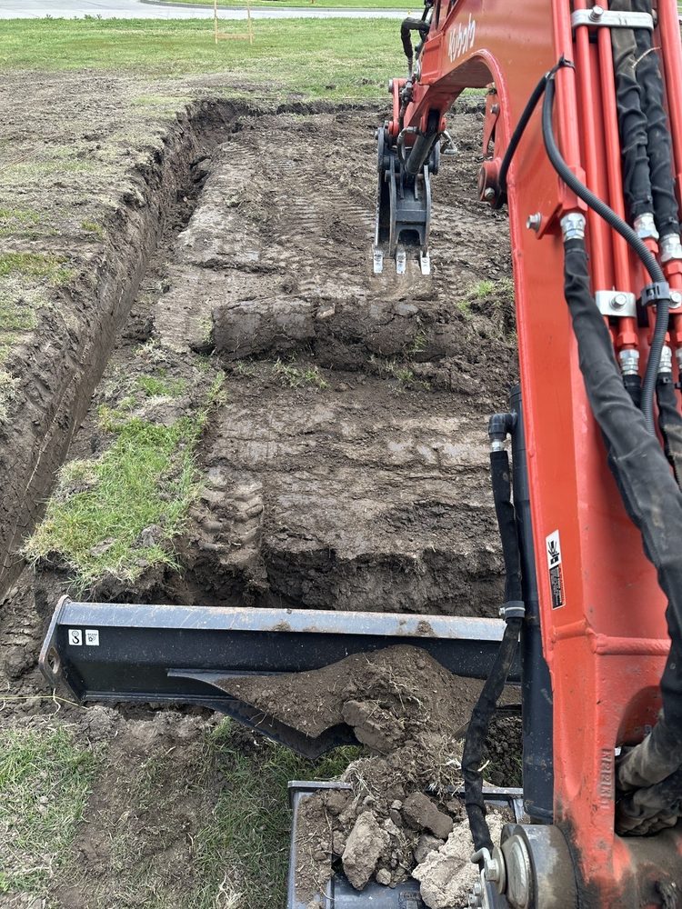 Excavation and foundation work