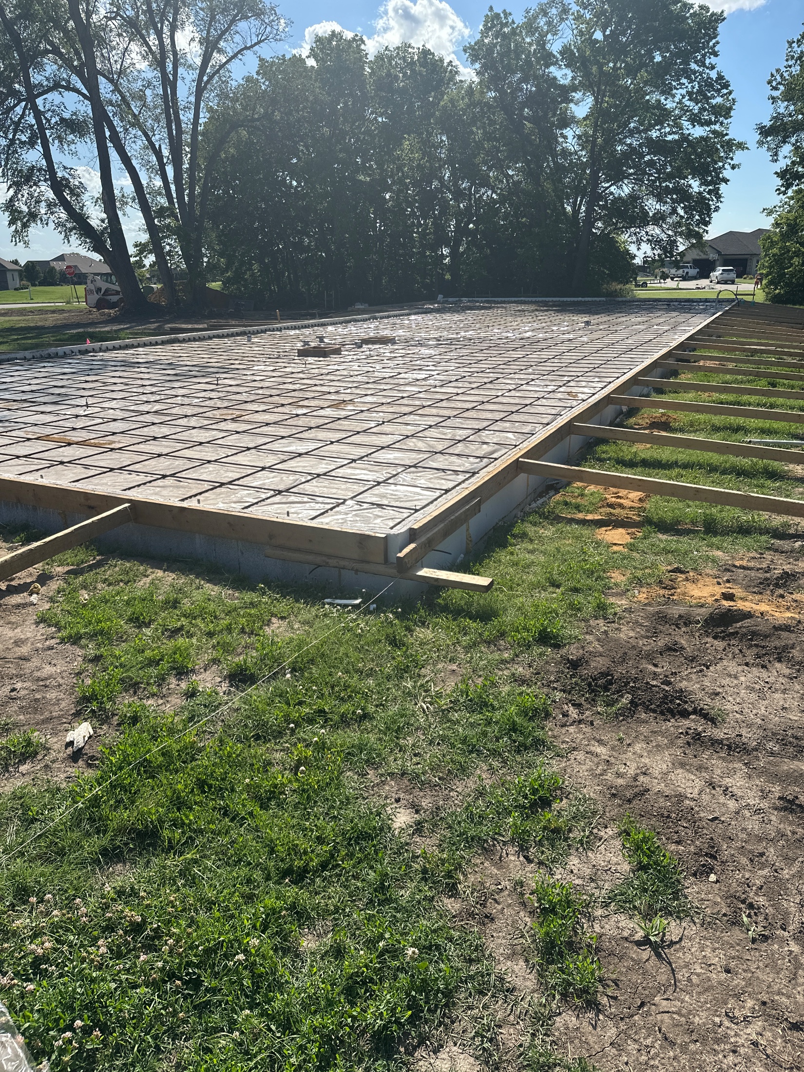 Excavation and foundation work